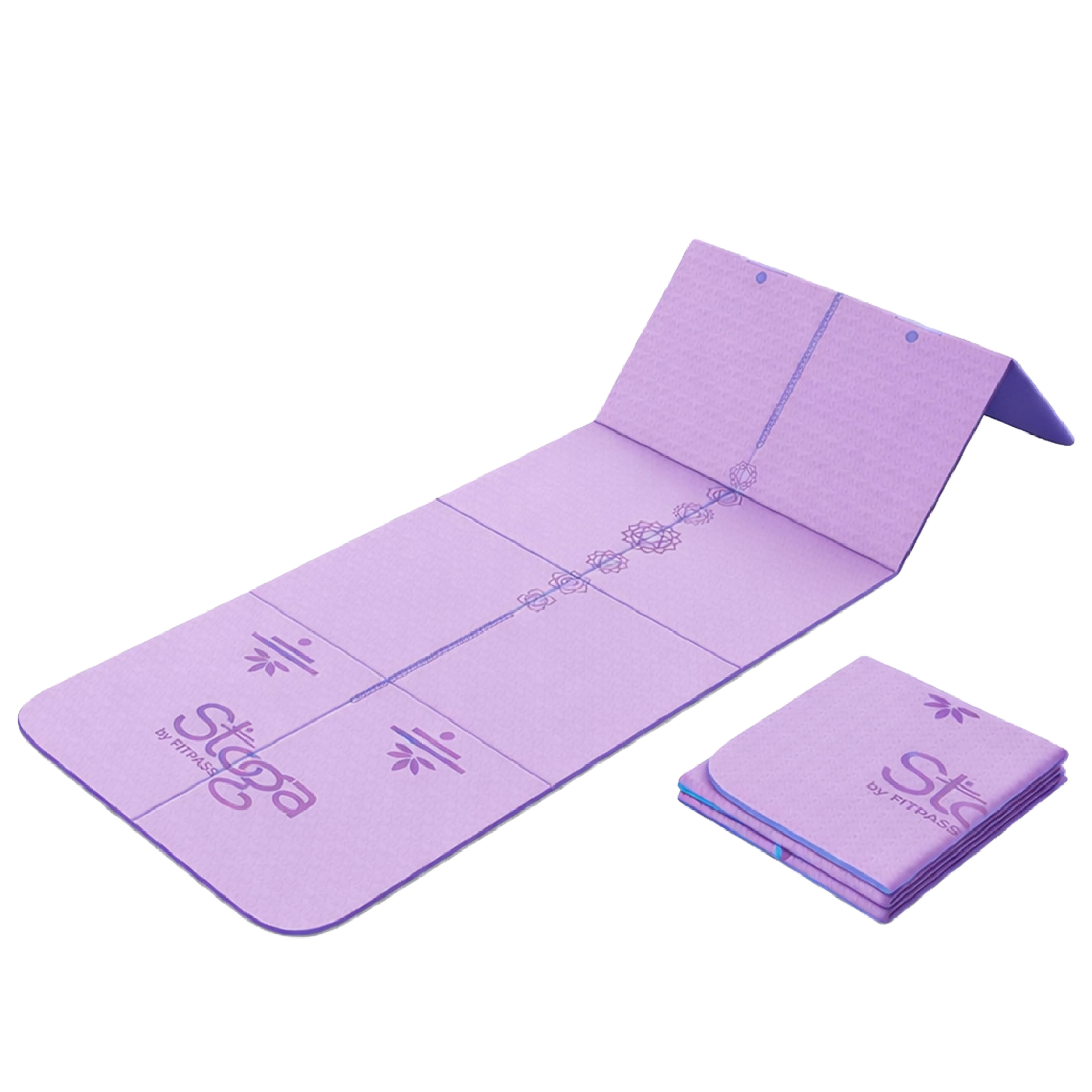 Stoga Origami Foldable Yoga Mat Pink | Compact Yoga Mat
