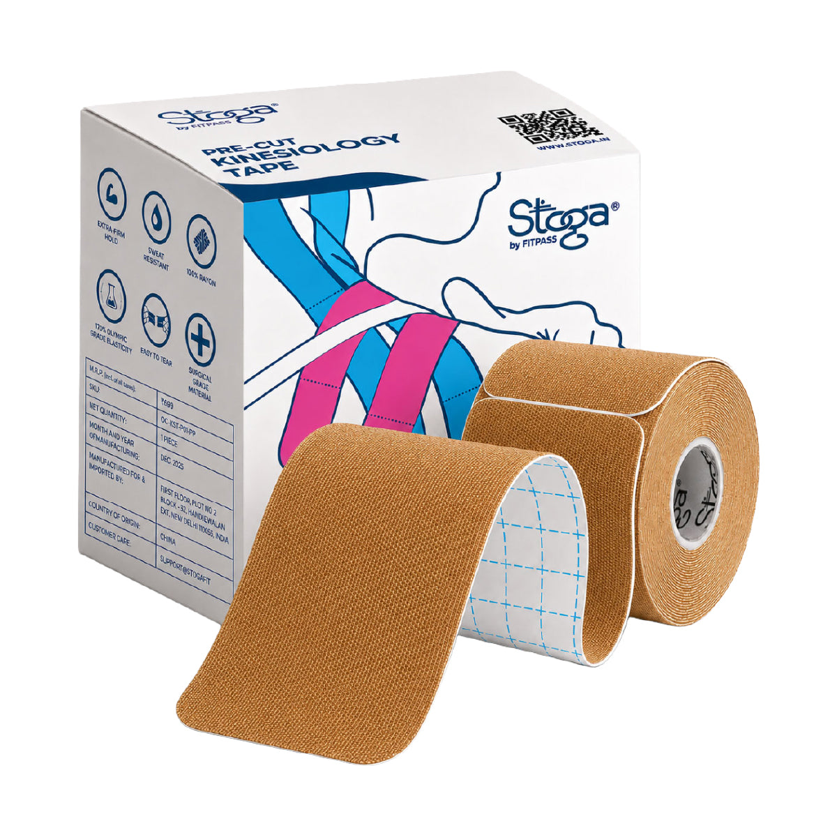 Kinesiology Pre-Cut Tape - Pack of 1