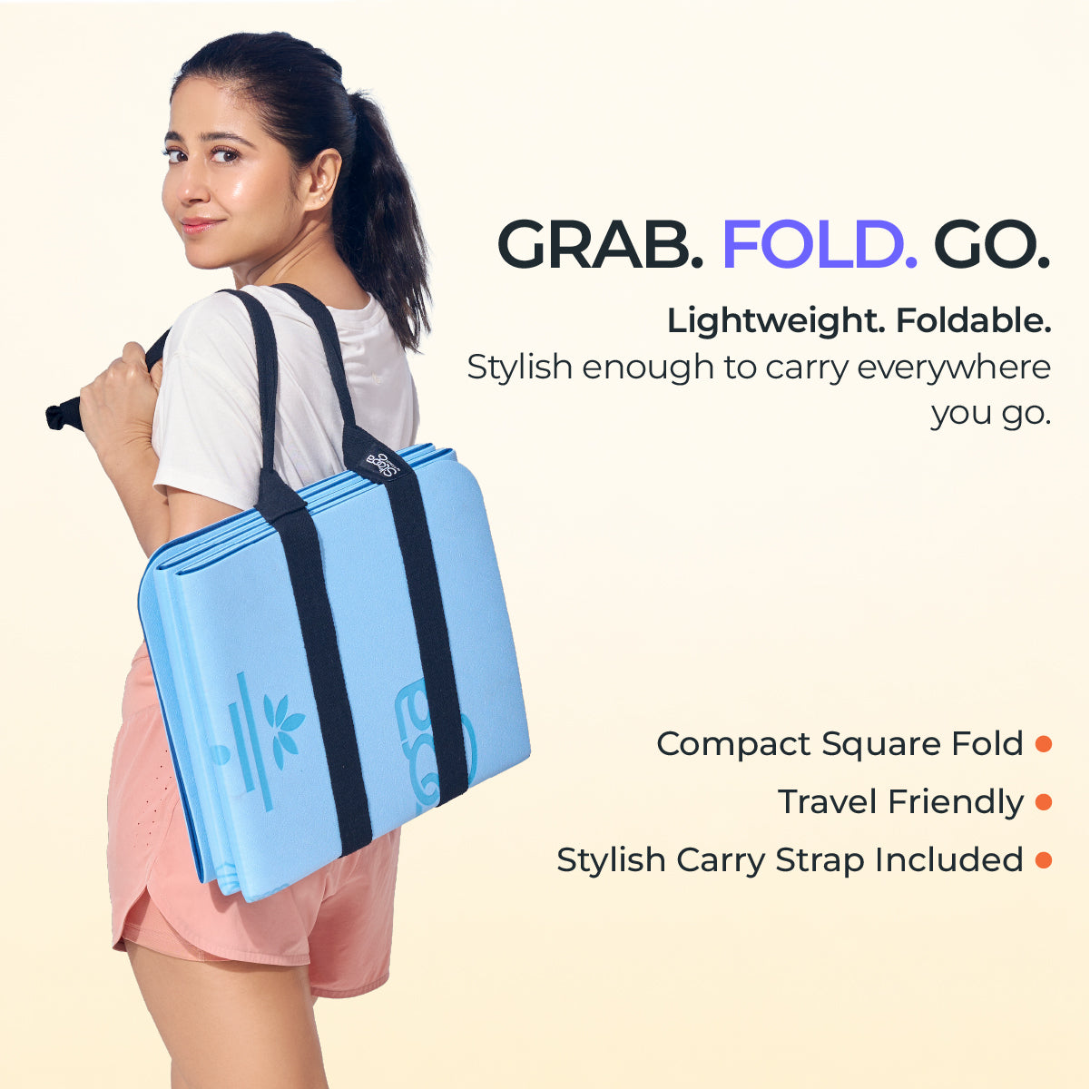 Origami Foldable Yoga Mat