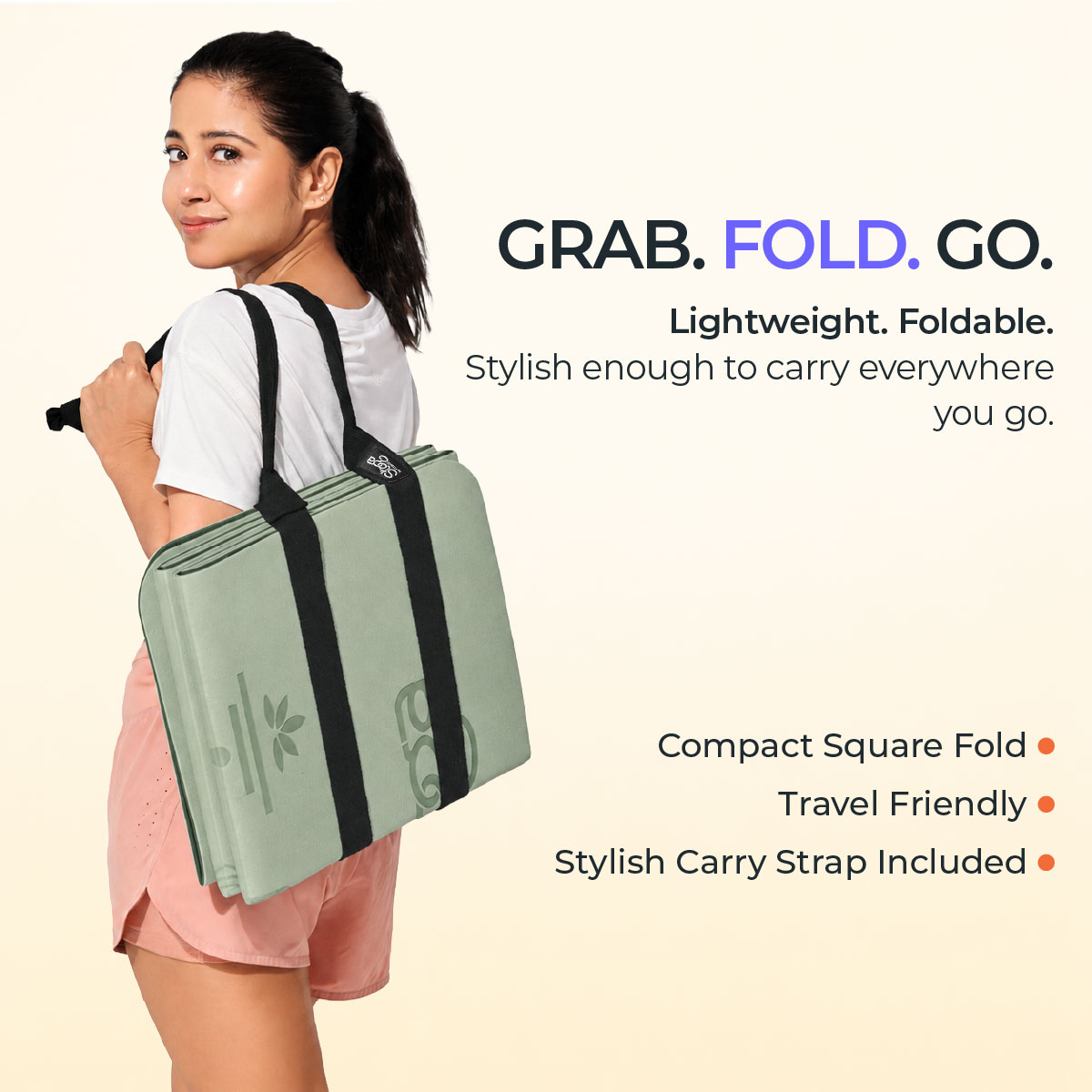 Origami Foldable Yoga Mat