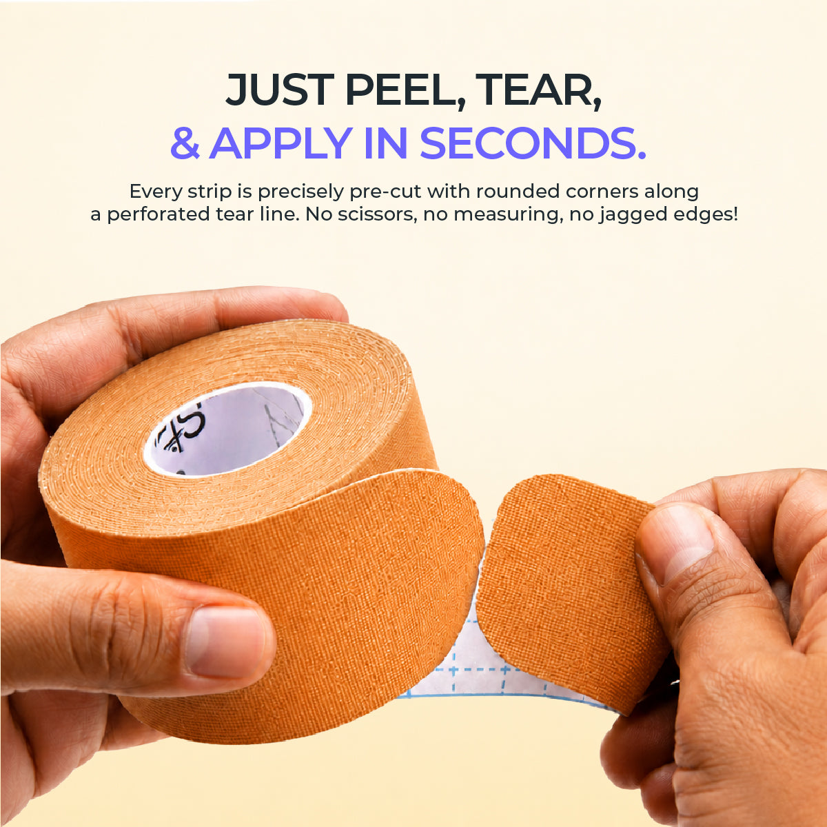 Kinesiology Pre-Cut Tape - Pack of 1