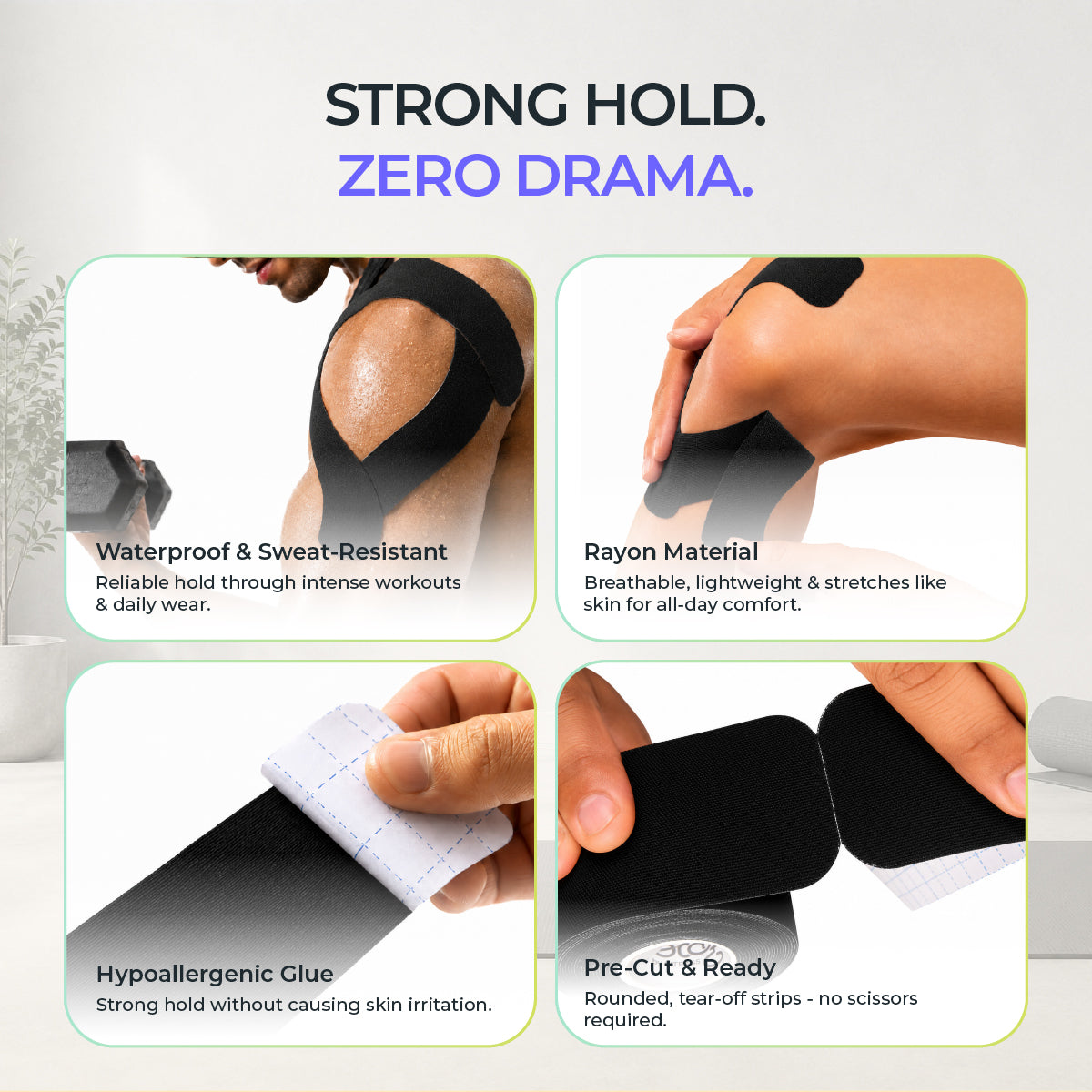 Kinesiology Pre-Cut Tape - Pack of 1