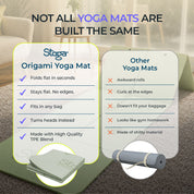 Origami Foldable Yoga Mat