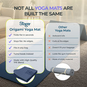 Origami Foldable Yoga Mat