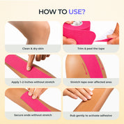 Kinesiology Pre-Cut Tape - Pack of 1