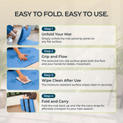 Origami Foldable Yoga Mat