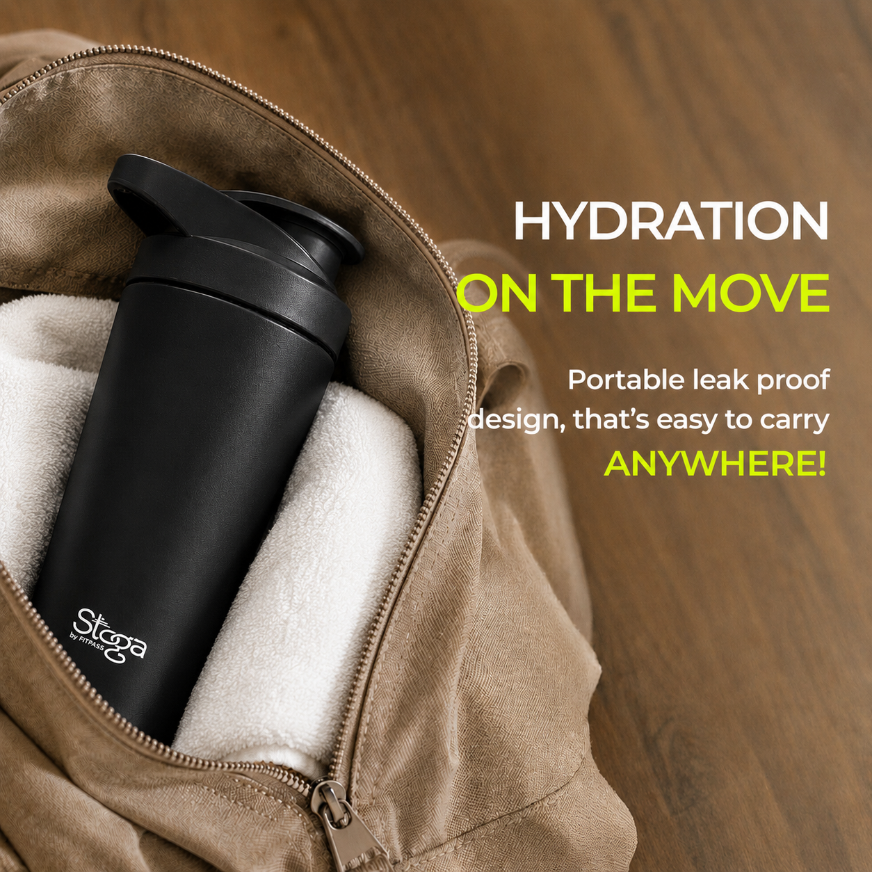 Stoga Steel Shaker - 700 ML
