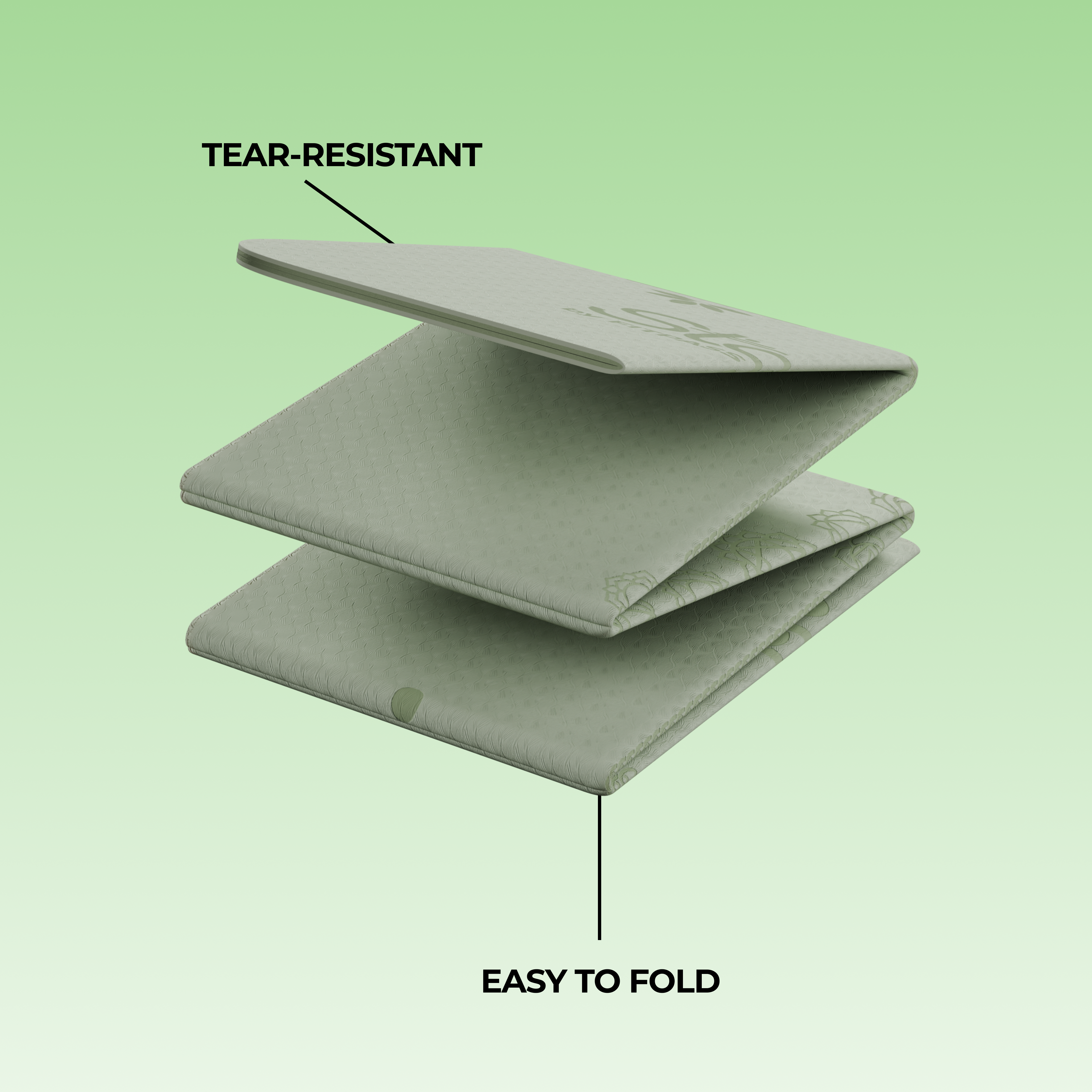 Origami Foldable Yoga Mat