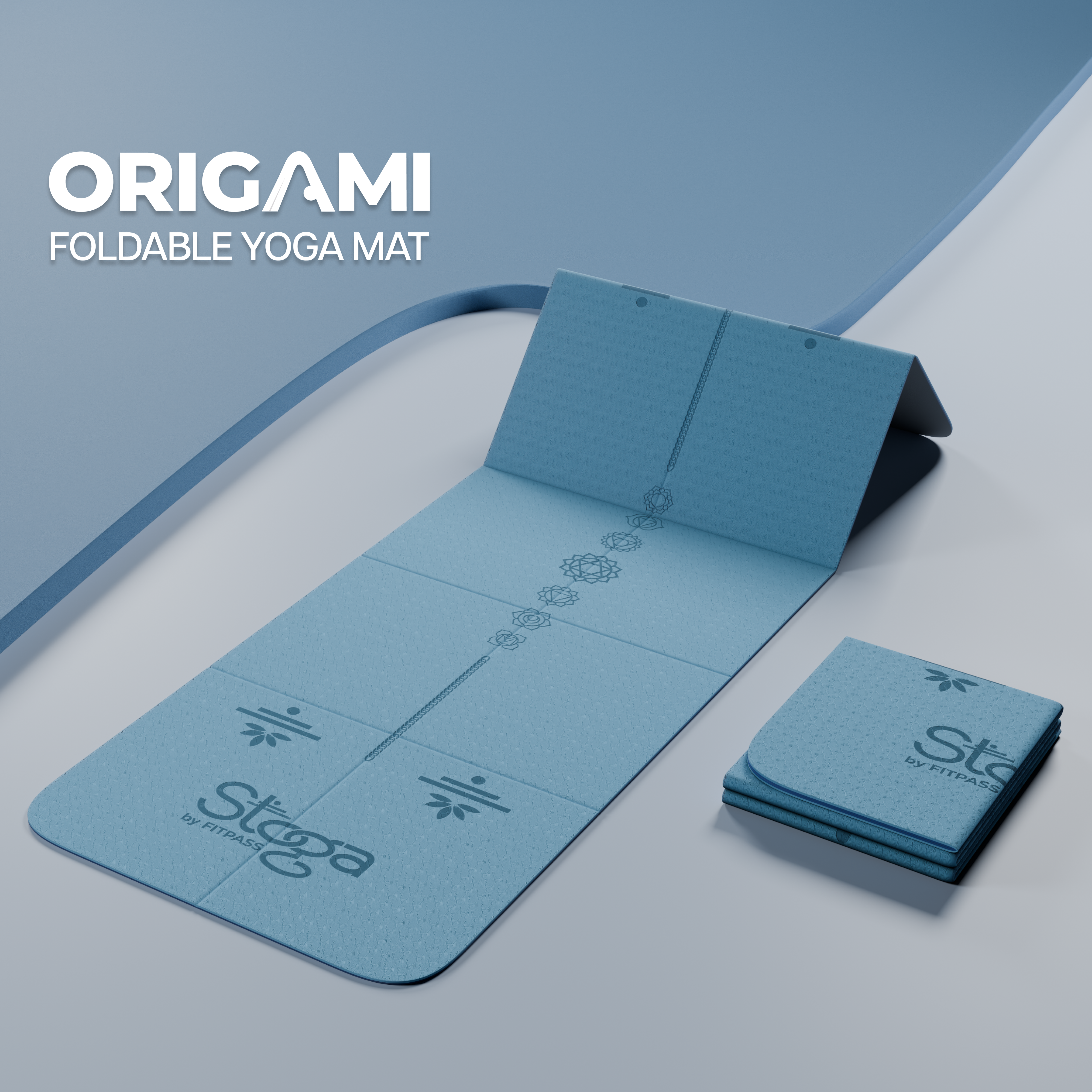 Origami Foldable Yoga Mat