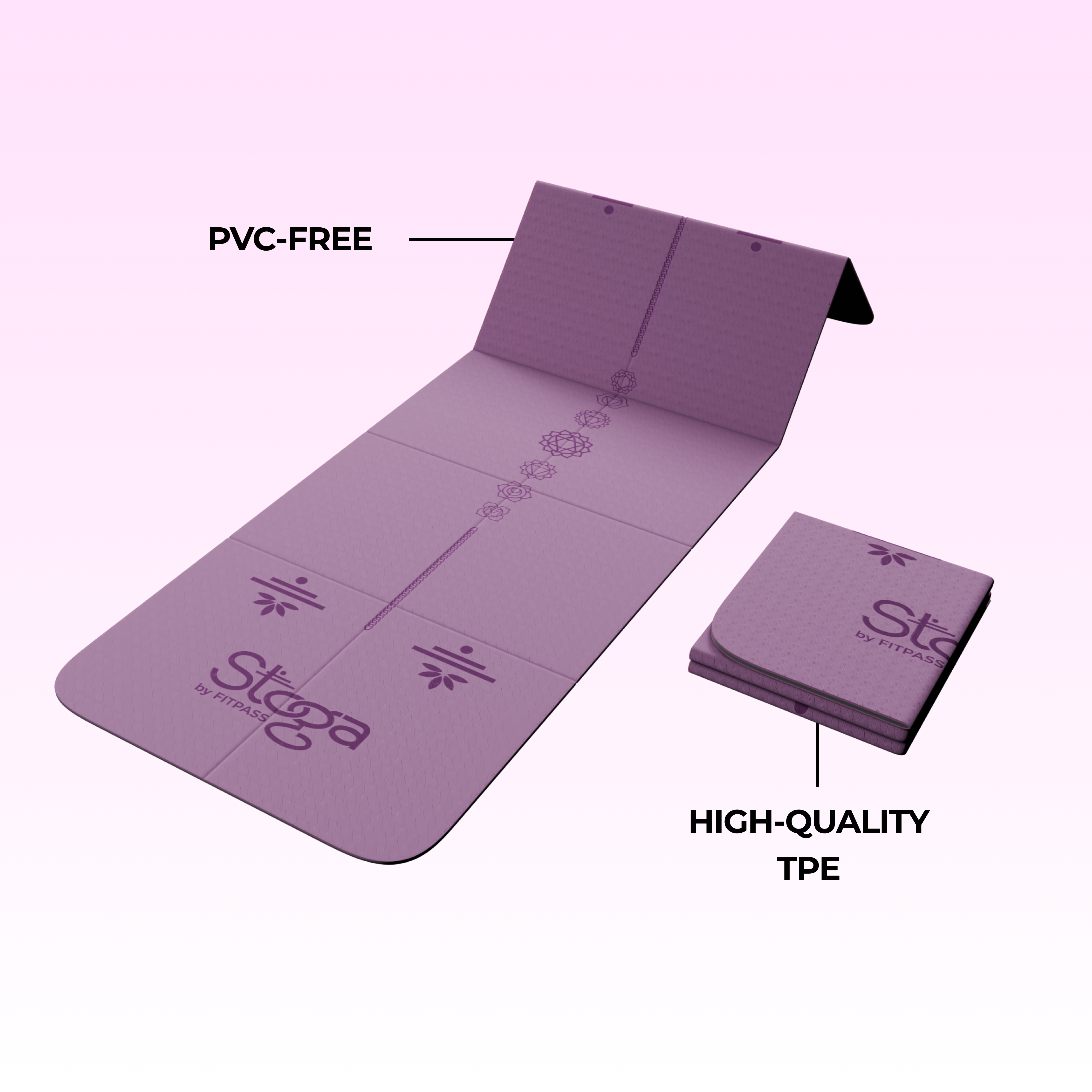 Origami Foldable Yoga Mat