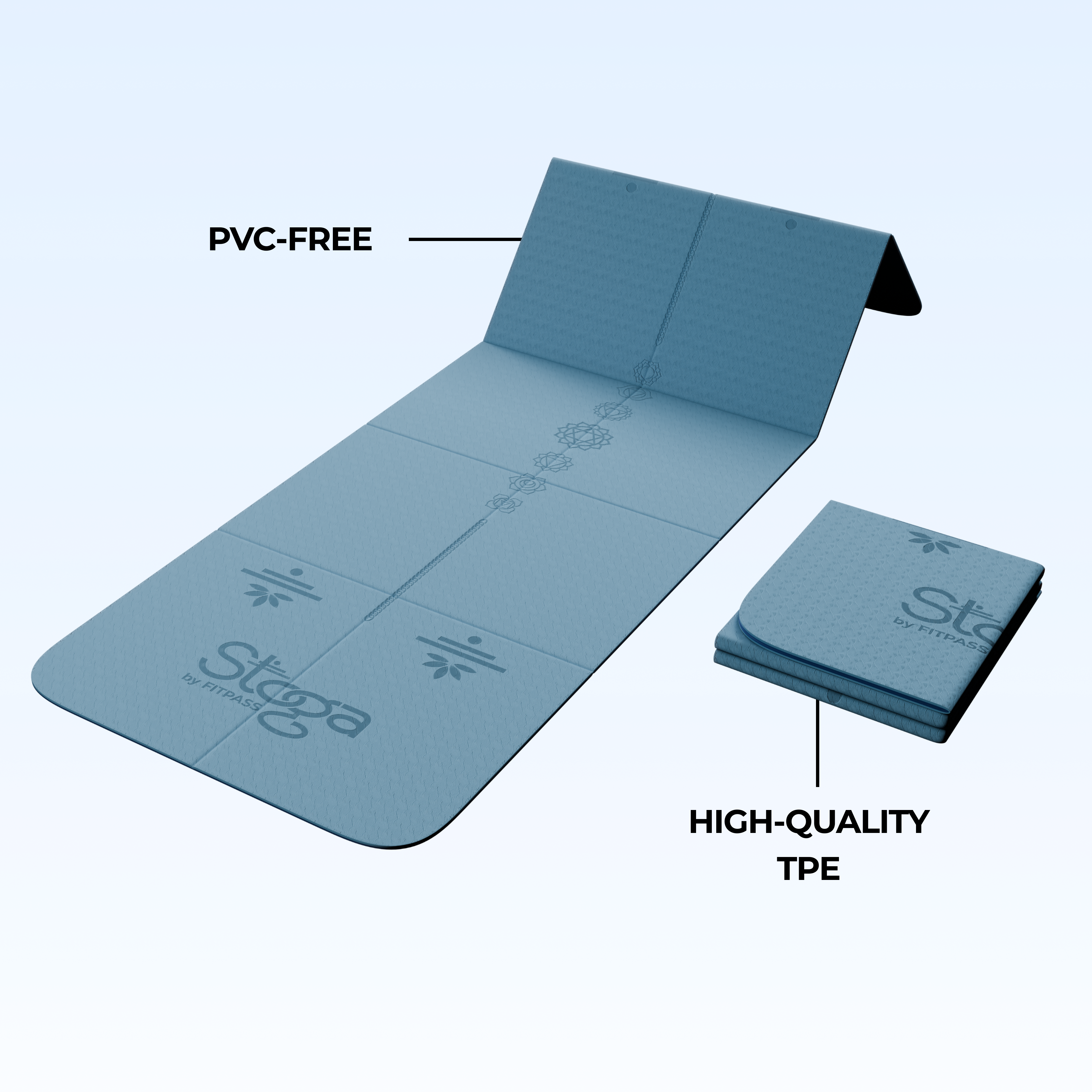 Origami Foldable Yoga Mat