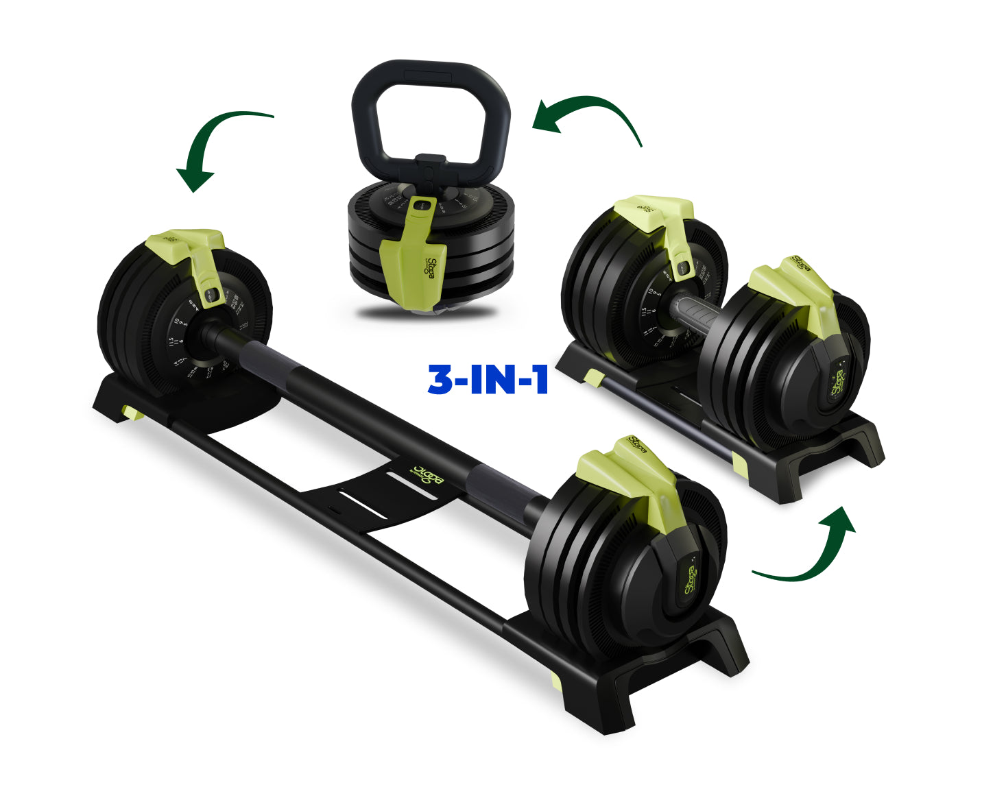 3-in-1 Fitness Arsenal.