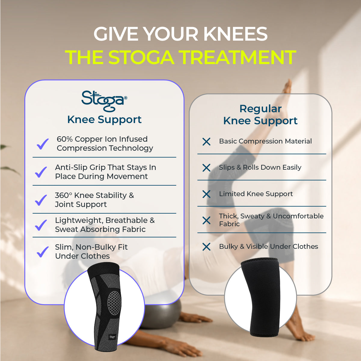 Knee Sleeves - Pack of 1