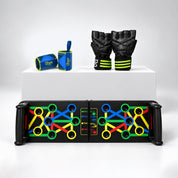 Push-Up Board + Gym Gloves + Wrist Wrap