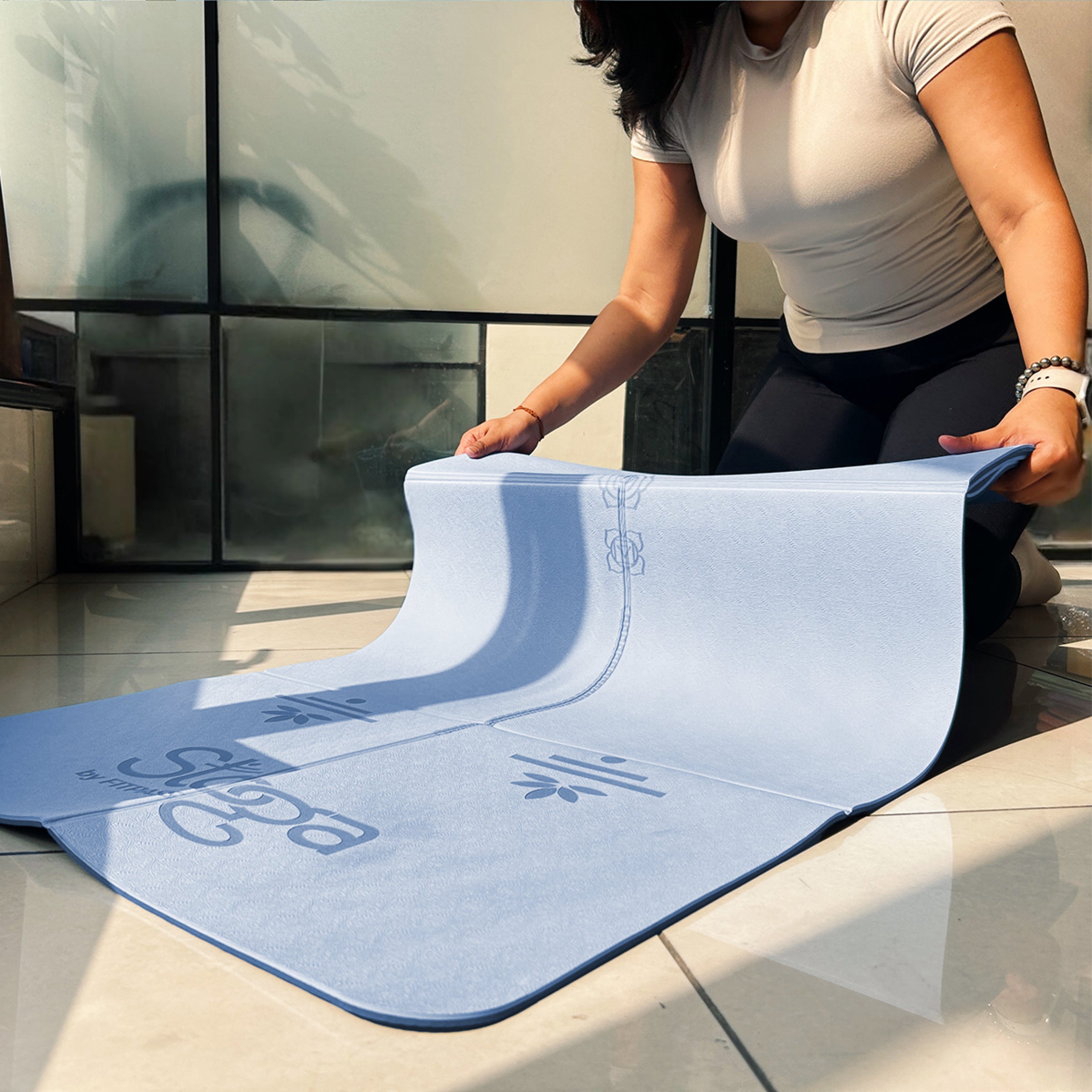 Origami Foldable Yoga Mat