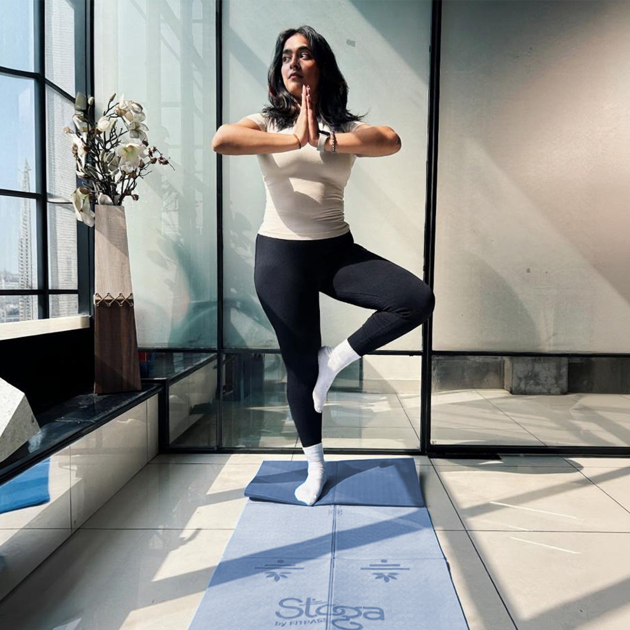Origami Foldable Yoga Mat