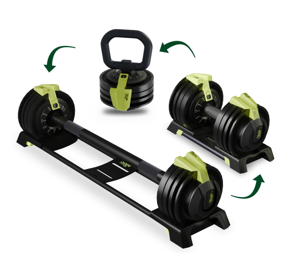 3-in-1 Fitness Arsenal.