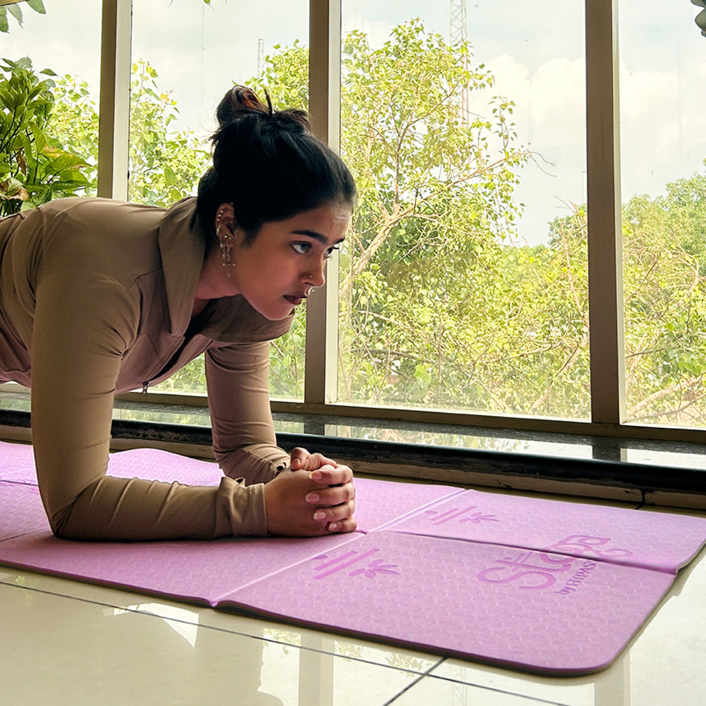 Origami Foldable Yoga Mat