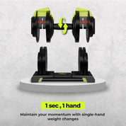 QuickShift Adjustable Dumbbell: Compact Power, Maximum Performance