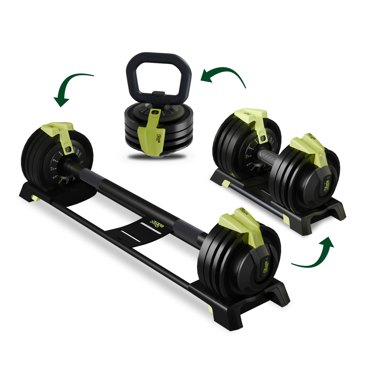 QuickShift Pro: 3-in-1 Dumbbell for Smarter, Stronger Workouts