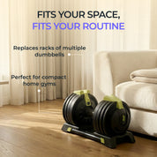 QuickShift Pro: 3-in-1 Dumbbell for Smarter, Stronger Workouts